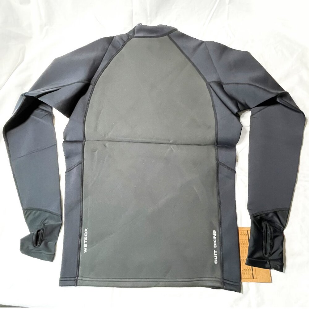 Wetsox XL Neoprene Surf Swimming Suit Skins Mens 1MM Wetsuit Flex Top L/S Jacket - Picture 14 of 17